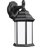 Sea Gull Sevier Outdoor Wall Light in Black