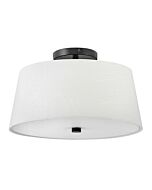 Beale 2-Light LED Flush Mount Ceiling Light in Black