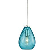 Lagoon 1-Light Mini Pendant in Satin Nickel