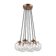 Boudreaux 7-Light Chandelier in Antique Gold