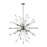 Sprigny 10-Light Chandelier in Polished Nickel