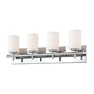 Barro 4-Light Bathroom Vanity Light in Chrome