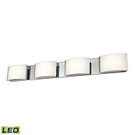 Pandora 4-Light LED Bathroom Vanity Light in Chrome