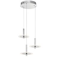 Korfu LED Pendant in Chrome