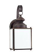 Sea Gull Jamestowne 13 Inch Outdoor Wall Light in Antique Bronze