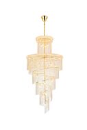 Spiral 41-Light 4Chandelier in Gold