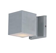 Maxim Lightray 4 Inch 2 Light LED Outdoor Wall Mount in Brushed Aluminum