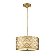 Arabella 2-Light Island Pendant in Distressed Gold