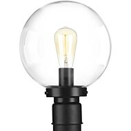 Globe Lanterns 1-Light Post Lantern in Black