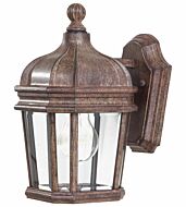 The Great Outdoors Harrison 12 Inch Outdoor Wall Light in Vintage Rust