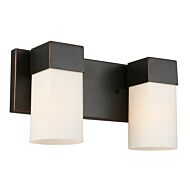 Ciara Springs 2-Light Bathroom Vanity Light Vanity in Oil Rubbed Bronze