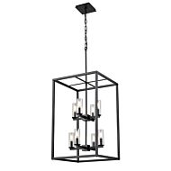 DVI Sambre 8-Light Foyer Pendant in Multiple Finishes and Graphite