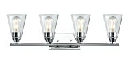 DVI Louisbourg 4-Light Bathroom Vanity Light in Chrome