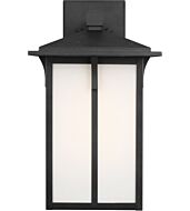 Sea Gull Tomek Outdoor Wall Light in Black