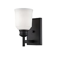 Burbank 1-Light Sconce in Black