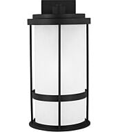 Sea Gull Wilburn Outdoor Wall Light in Black