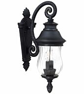 The Great Outdoors Newport 2 Light 20 Inch Outdoor Wall Light in Heritage