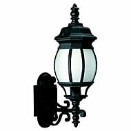 Sea Gull Wynfield 20 Inch Outdoor Wall Light in Black