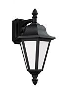 Sea Gull Brentwood 18 Inch Outdoor Wall Light in Black