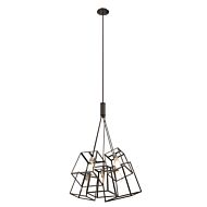 DVI Cape Breton 5-Light Pendant in Multiple Finishes and Ebony