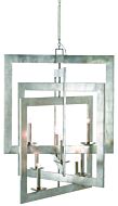 Middleton 8-Light Chandelier in Contemporary Silver Leaf