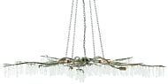 Aviva Stanoff 10-Light Chandelier in Textured Silver with Natural