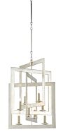 Middleton 8-Light Chandelier in Contemporary Silver Leaf