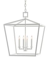 Denison 4-Light Lantern in Gesso White