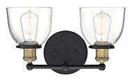 Bryson 2-Light Bathroom Vanity Light in Vintage Bronze