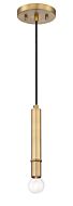 Emmett 1-Light Mini Pendant in Old Satin Brass