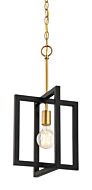 Xander 1-Light Mini Pendant in Aged Warm Brass