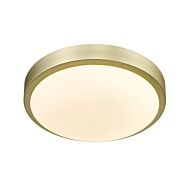 Gabi Bcb 1-Light LED Flush Mount Ceiling Light in Brushed Champagne Bronze