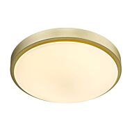 Gabi Bcb 1-Light LED Flush Mount Ceiling Light in Brushed Champagne Bronze