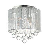 Four Light Flush Mount by CWI Lighting