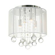 Four Light Flush Mount by CWI Lighting