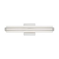 Fulton LED Bathroom Vanity Light in Polished Chrome