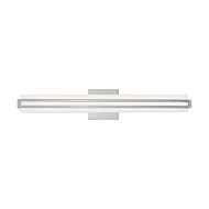 Fulton LED Bathroom Vanity Light in Polished Chrome