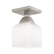 Aragon 1-Light Ceiling Mount in Brushed Nickel