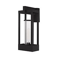 Delancey 1-Light Outdoor Post-Top Lanterm in Black