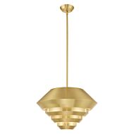 Amsterdam 1-Light Mini Pendant in Satin Brass