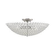 Cassandra 4-Light Ceiling Mount in Brushed Nickel