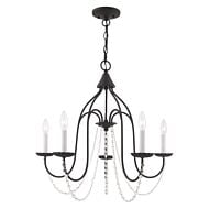 Alessia 5-Light Chandelier in Black