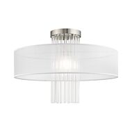 Alexis 1-Light Ceiling Mount in Brushed Nickel