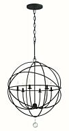 Solaris 6-Light Chandelier in Black