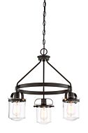 Jaxon 3-Light Chandelier in Oil Rubbed Bronze