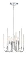 Laretto 4-Light Chandelier in Chrome