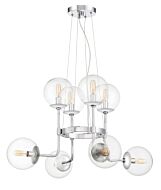 Welton 8-Light Chandelier in Chrome