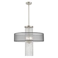 Bella Vista 4-Light Pendant in Brushed Nickel