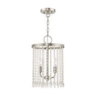 Elizabeth 2-Light Mini Pendant in Brushed Nickel