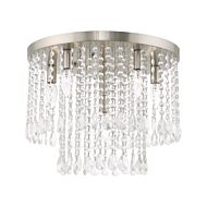 Elizabeth 6-Light Ceiling Mount in Brushed Nickel